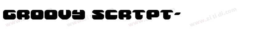 groovy scrtpt字体转换